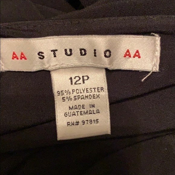 Aa studio black dress size 12P - Picture 6 of 7